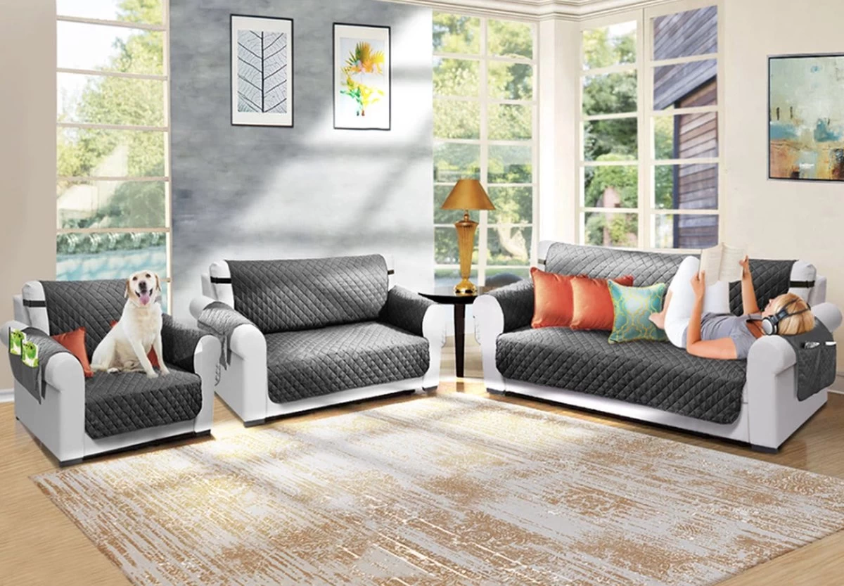 Merkloos Hondendeken Bank - Hondenkleed - Huisdieren Kleed - Hondenmand Bank - Waterdicht - Anti-Slip - Bankbeschermer - Hondenbed - Hondendeken - Uitwasbaar - Afbeelding 5