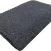Vetbed - Antislip Dierenmat - Benchvacht - Dierenkleed - Hondenkleed - Antraciet Effen - 100 X 75 CM - Machine Wasbaar