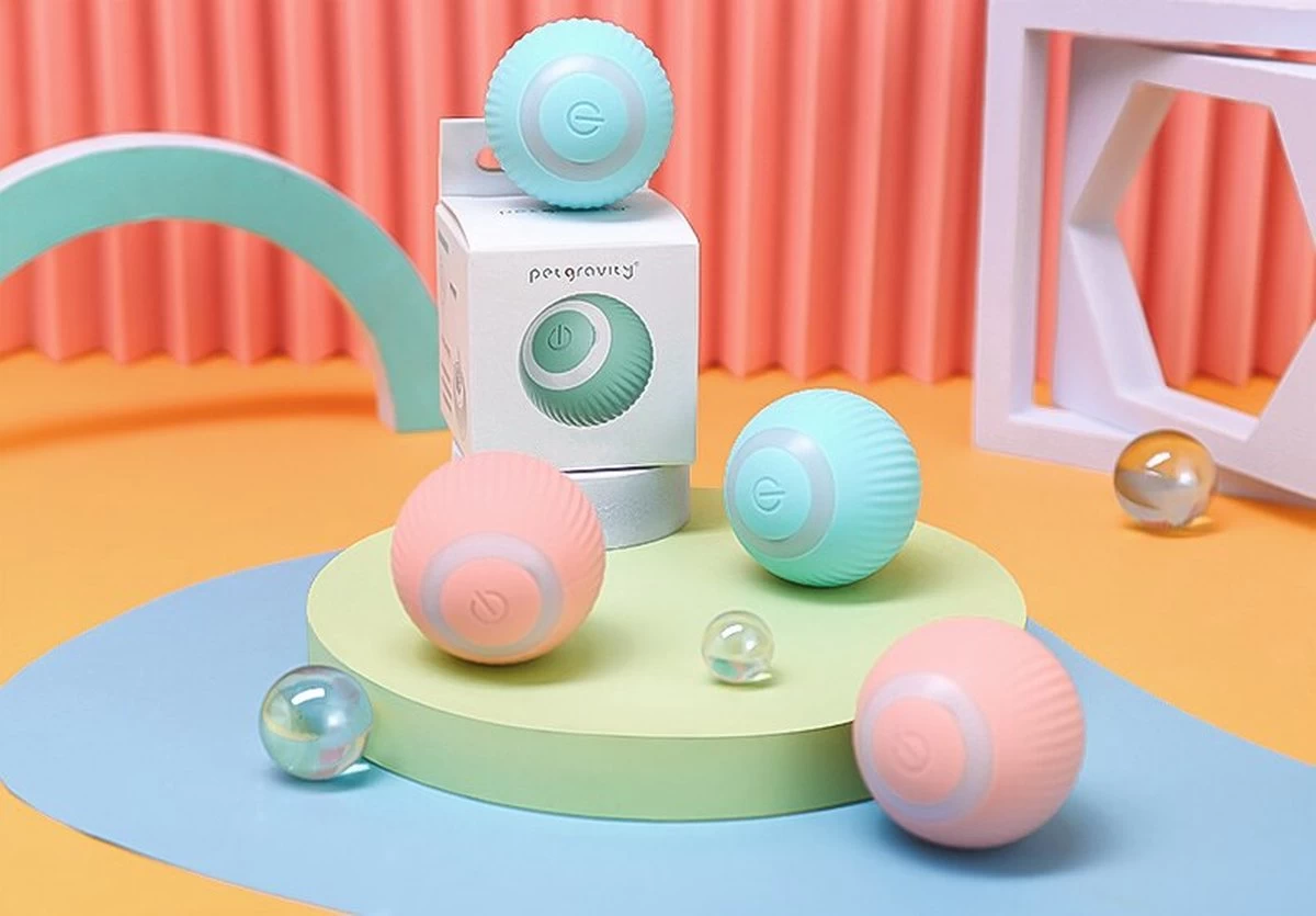 Merkloos Interactive Bal Voor Katten - Zelf Rollende Bal Voor Katten - Elektrisch Kattenspeeltje - Usb Oplaadbaar - Zelf Rollend Interactief Kattenspeeltje - Huisdieren Speeltjes - Cadeau Dierenliefhebbers - Afbeelding 6