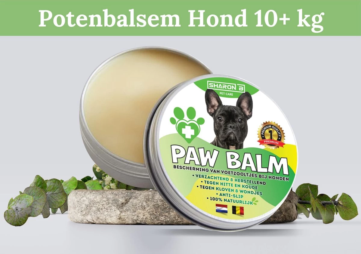 100% Natuurlijke Potenbalsem - Paw Balm - Voor Honden - Van 10-20 Kg - Beschermt Voetzooltjes - Tegen Kloven, Wondjes, Ontstekingen - Made In Holland - Afbeelding 4