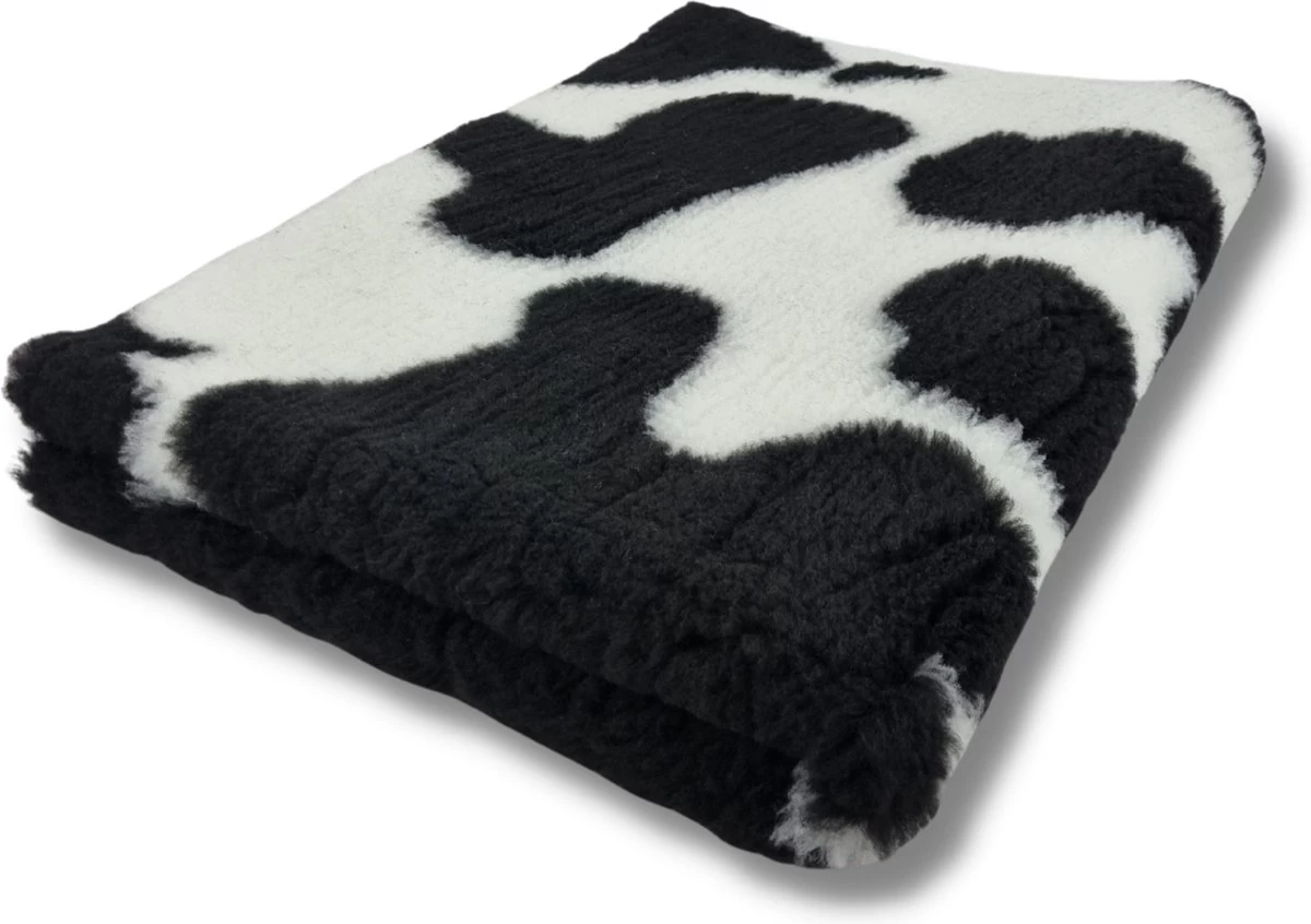 Vetbed Koeprint - Antislip Hondenmat - Hondenbed - Hondenmatras - Benchmat - 150 X 100 CM - Machine Wasbaar - Afbeelding 3