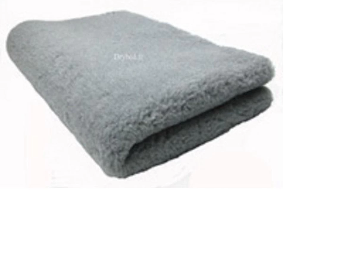 Vetbed Grijs Effen - Antislip Hondenmat - Hondenbed - Hondenmatras - Benchmat - 100 X 75 CM - Machine Wasbaar - Afbeelding 4