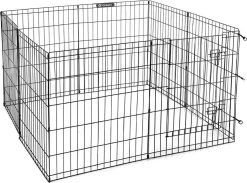 Topmast Puppyren Uitvouwbaar - Zwart - 560 Cm Omtrek - 76 Cm Hoog - Opvouwbaar - Expandable XL - Hondenren