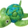 Kong Sea Shells Turtle - Hondenspeelgoed - Groen Medium/Large