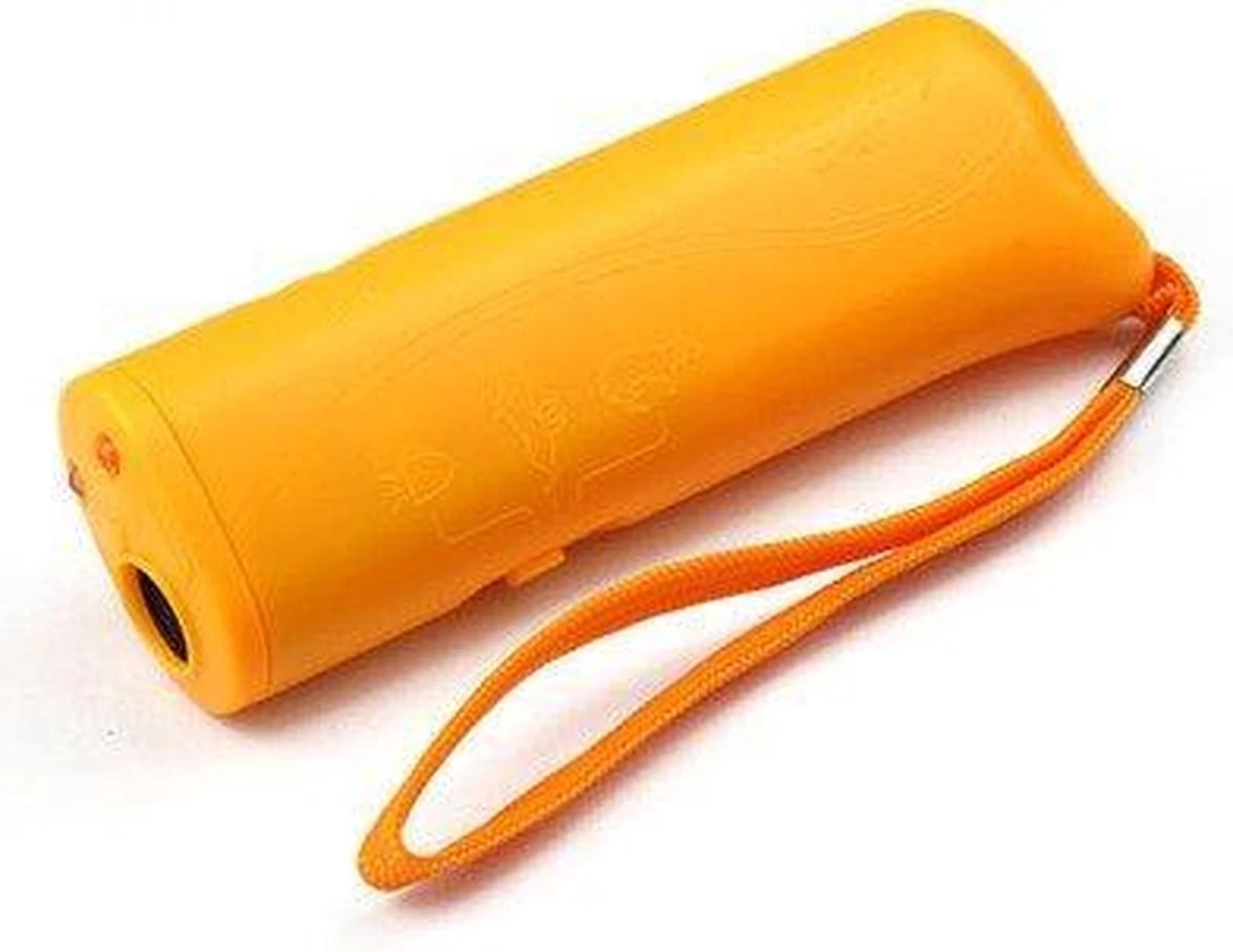 Ultrasone Hondentrainer / Hondenverjager LED Verlichting Geel - Afbeelding 2