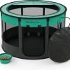 Meisterpets Opvouwbare Puppyren Rond - Extra Stevig - (Ø X H) 75 X 43 Cm - Incl. Gratis Drinkbak!
