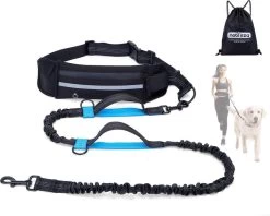 Nobleza Jogging Heupgordel Met Hondenriem 42UOY - Looplijn Met Heupriem Voor Honden