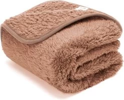 Nobleza Dierendeken - Pluche Deken - Hondendeken - Kattendeken - Deken Hond - Deken Kat - Dierendeken - Bruin - Maat L
