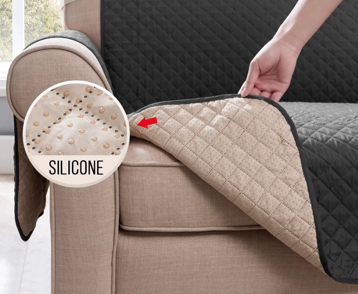 Merkloos Hondendeken Bank - Hondenkleed - Huisdieren Kleed - Hondenmand Bank - Waterdicht - Anti-Slip - Bankbeschermer - Hondenbed - Hondendeken - Uitwasbaar - Afbeelding 4