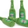 Hondenspeelgoed Flesje Bier 25cm - Hondenknuffel - Heineken Voor Honden