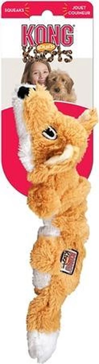 Kong Scrunch Knots Vos M - Kauwspeelgoed - Multi - Afbeelding 4