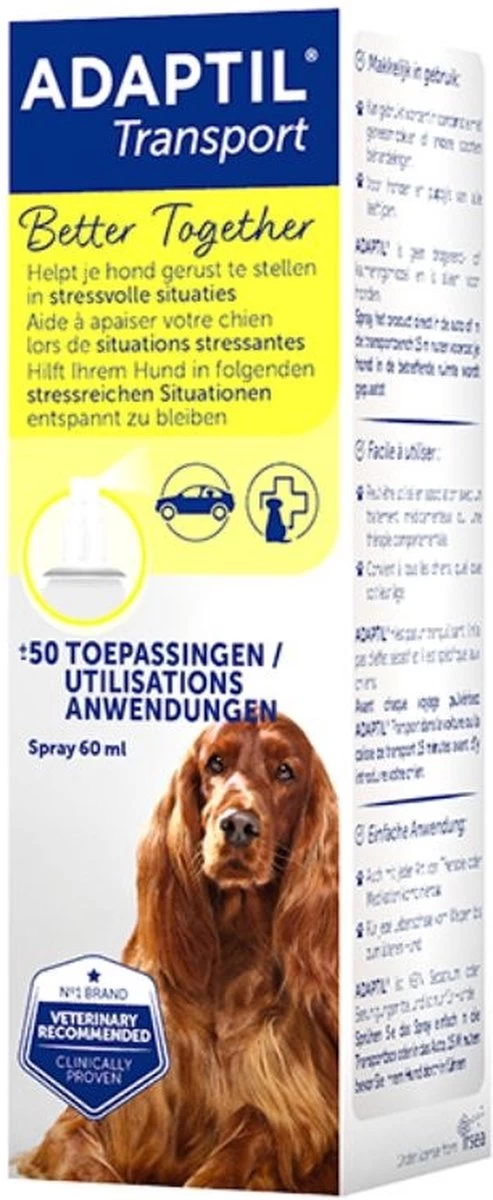 Adaptil Antistressmiddel - Transport Spray Hond - 20 Ml - Afbeelding 7