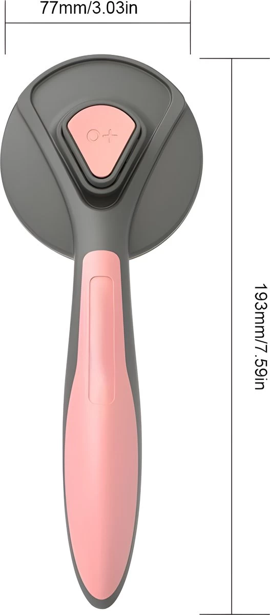 Pakeway T9 - Kattenborstel - Zelfreinigende Kattenkam - Groen - Massageborstel - 19,3 Cm - Afbeelding 3