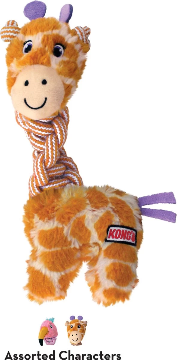 KONG Knots Twists – Hondenspeelgoed Met Touw – Kauwspeeltje – Flostouw – Exta Sterk – Met Pieper - Md/Lg - Afbeelding 9