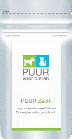 Puur Zacht - Omega 3 - Visolie - Voor Een Mooie Vacht - 90 Capsules