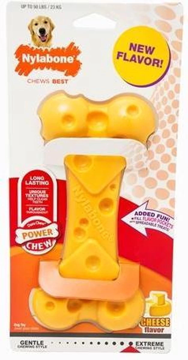 Nylabone Durable Cheese Bone - M - Afbeelding 12