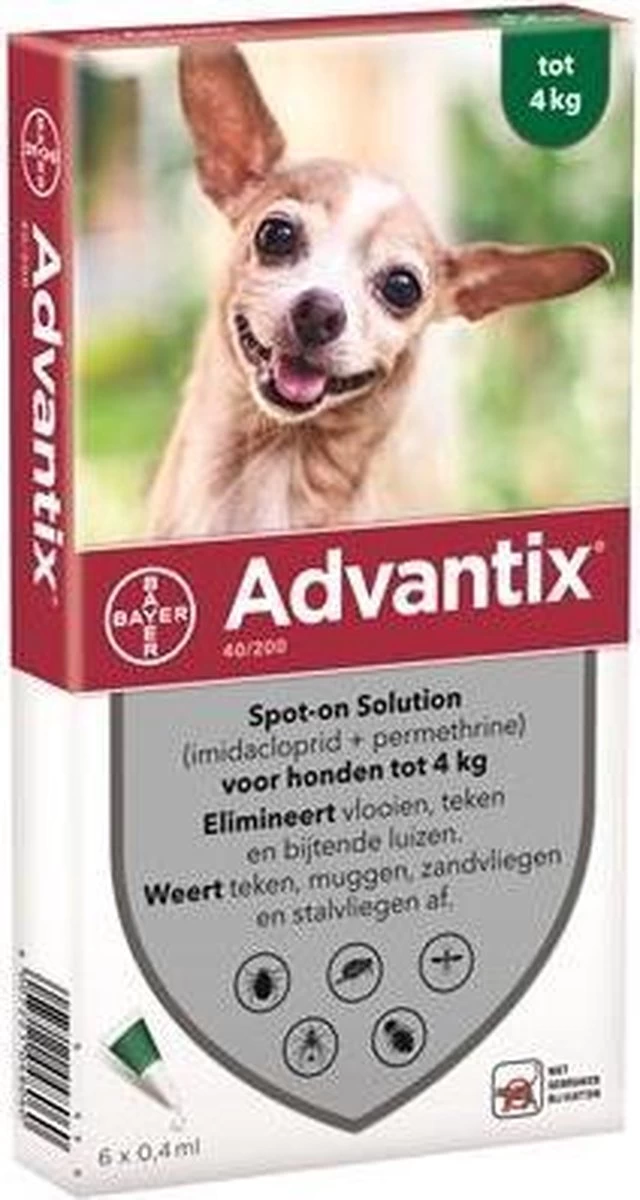 Bayer Advantix Vlooien & Teken Pipetten - Hond 4 Tot 10 Kg - 4 Stuks - Afbeelding 16