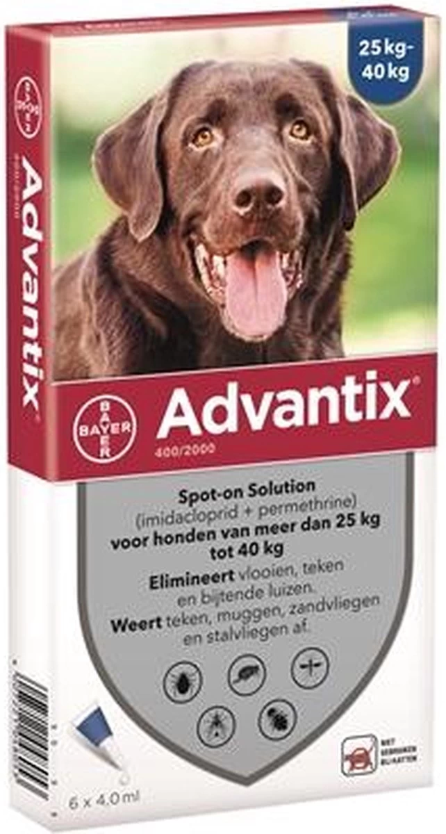 Bayer Advantix Vlooien & Teken Pipetten - Hond 4 Tot 10 Kg - 4 Stuks - Afbeelding 19