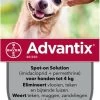 Bayer Advantix Vlooien & Teken Pipetten - Hond Tot 4Kg - 6 Stuks