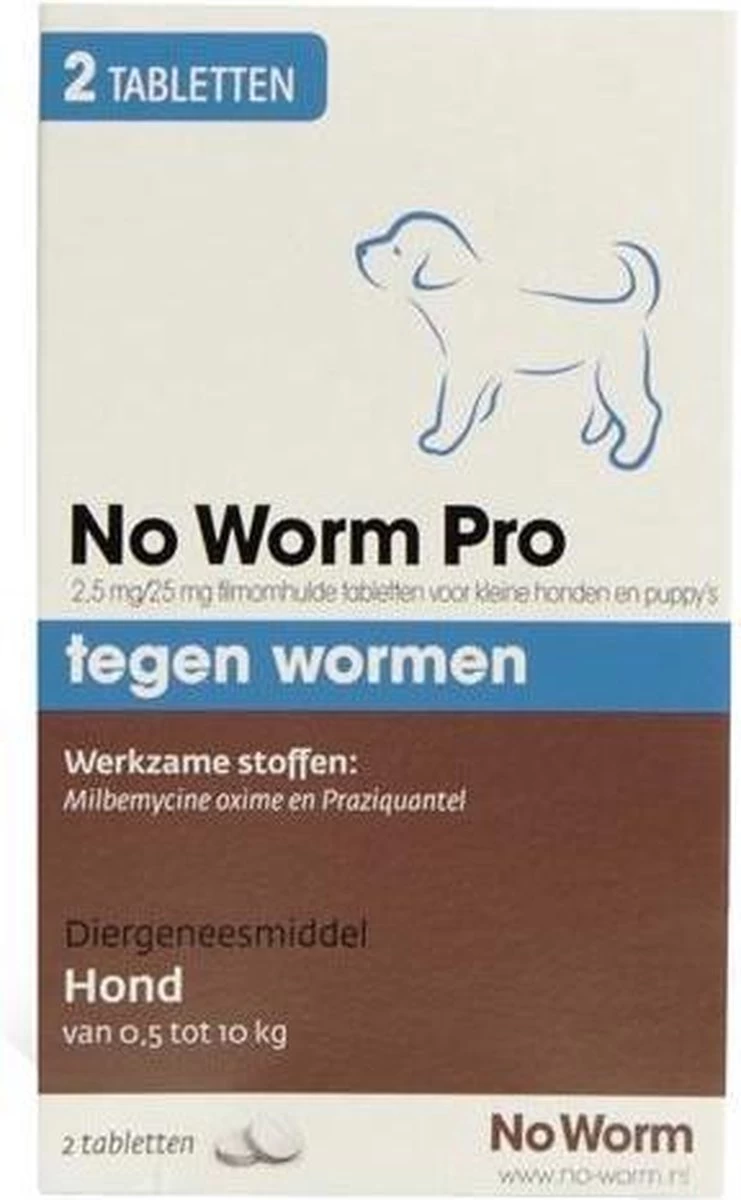 Emax Exil No Worm Pro - Puppy - 2 Tabletten - Afbeelding 8
