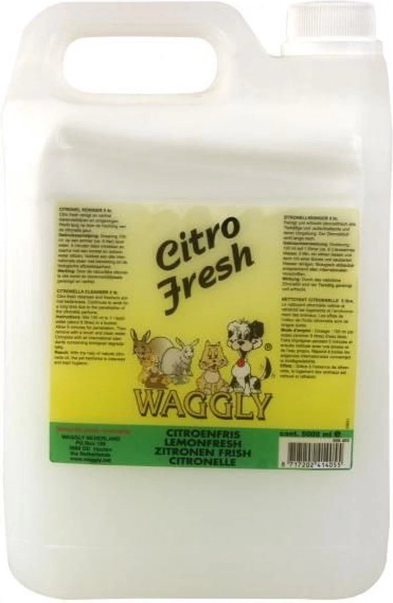 Waggly Citro Fresh Geurverwijderaar - 5 L - Afbeelding 6