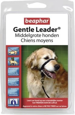 Gentle Leader Hoofdhalster Medium Zwart Beaphar