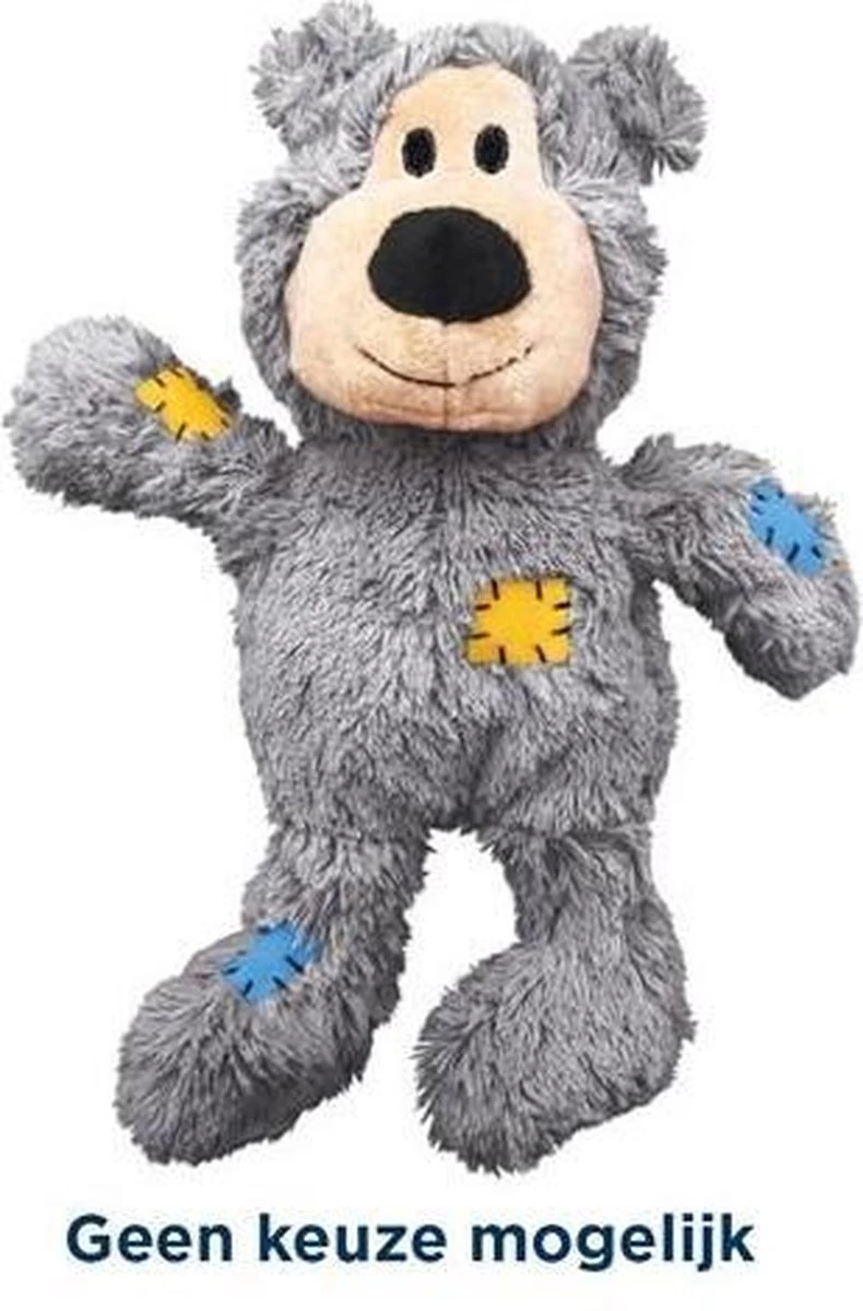 Kong Wild Knots Beer - Hondenspeelgoed - Assorti - M - 25 X 20 X 10 Cm - Afbeelding 3