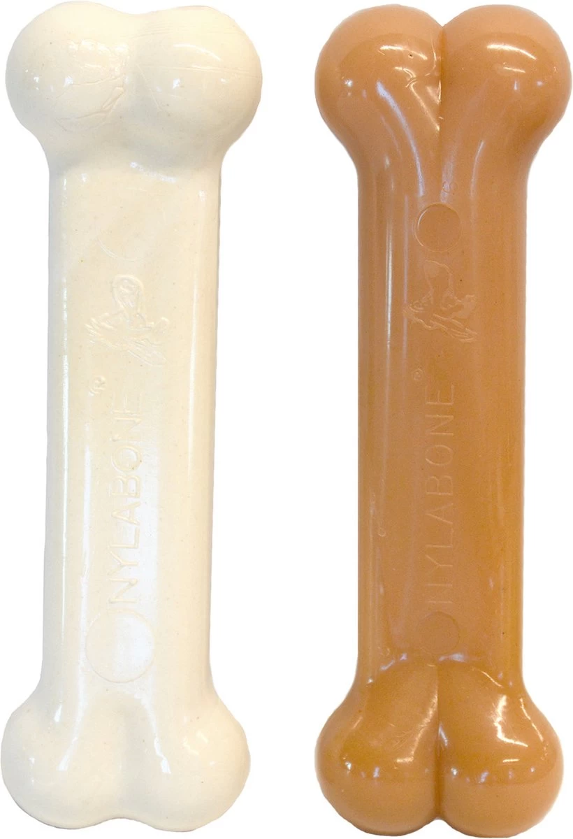 Nylabone Dura Chew Twin Pack Bacon & Chicken Bone Wolf - Afbeelding 2