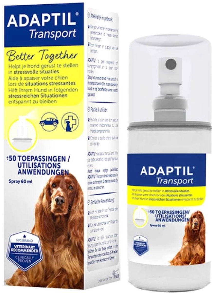 Adaptil Antistressmiddel - Transport Spray Hond - 20 Ml - Afbeelding 2