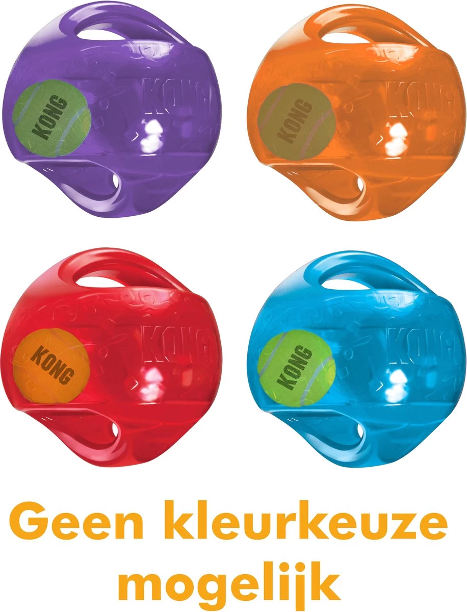 Kong Jumbler Ball - Assorti Hondenspeelgoed - L/XL - Ø18 Cm - Afbeelding 9