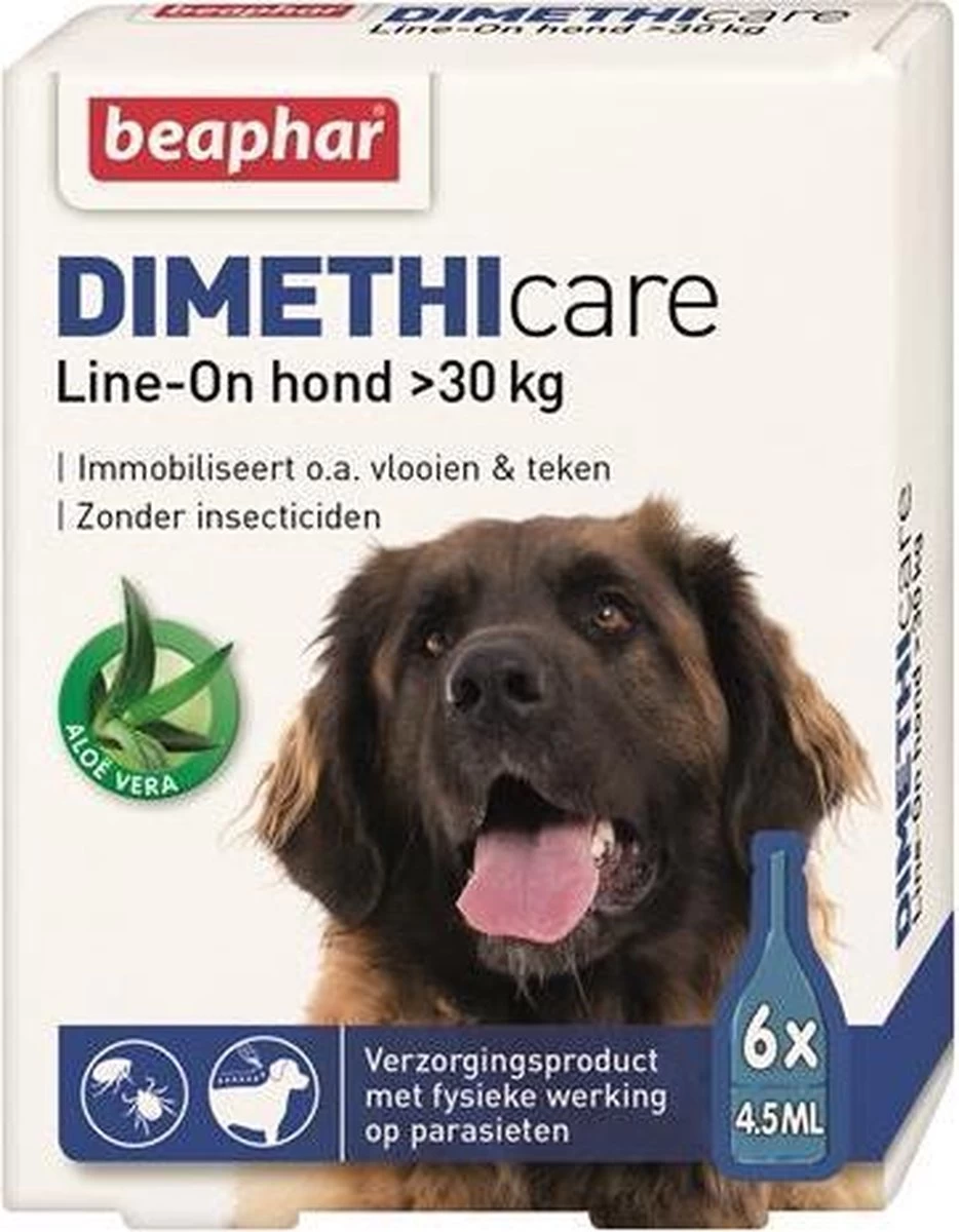 Beaphar Dimethicare Line-on Hond <15 Kg - 6 Pipetten - Afbeelding 6