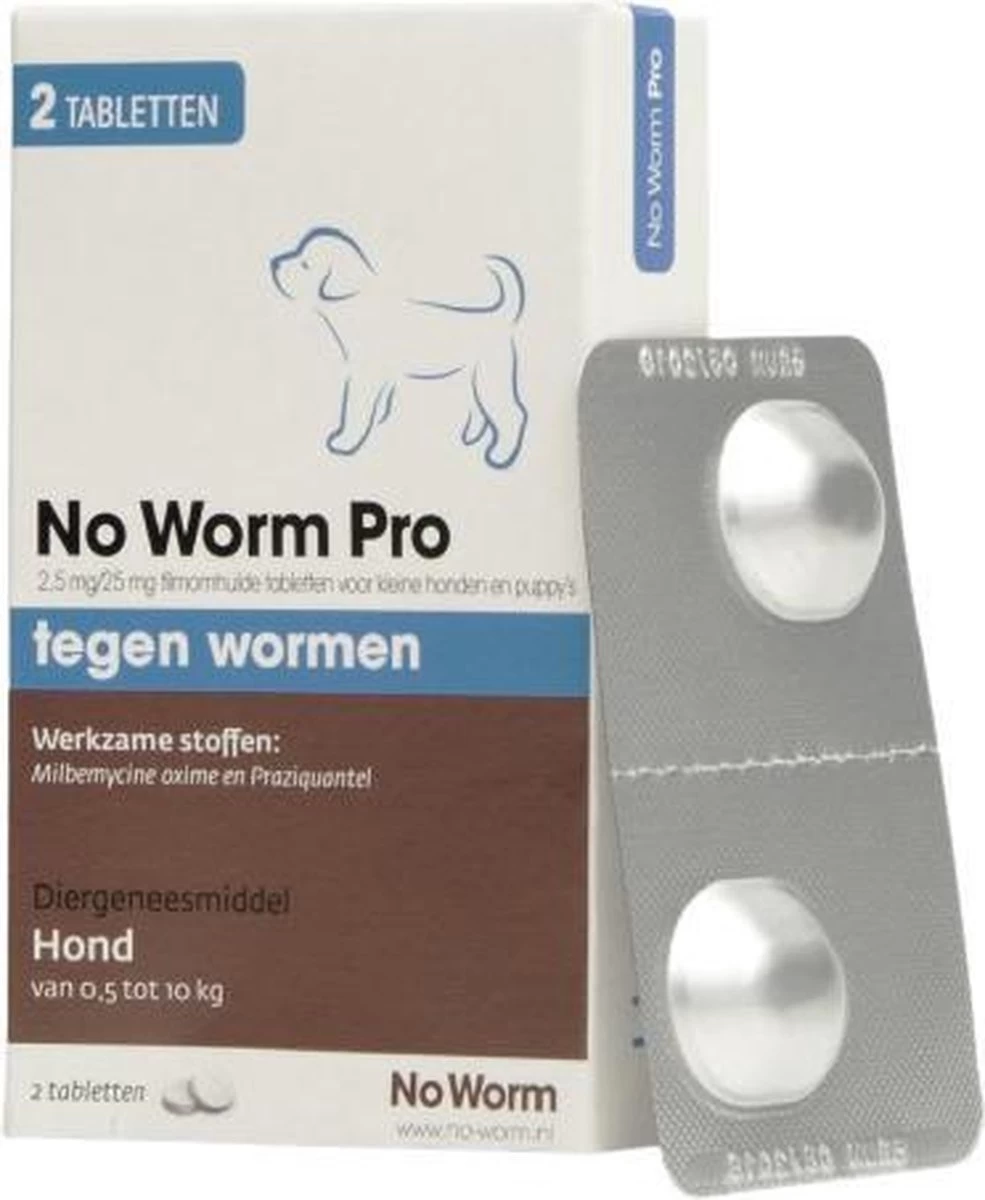 Emax Exil No Worm Pro - Puppy - 2 Tabletten - Afbeelding 6