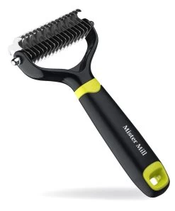 Mister Mill Professionele 2-Zijdige Ondervacht Kam Voor Hond En Kat – Honden/Kattenborstel – Klittenkam – 9,5 Cm.